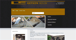 Desktop Screenshot of gefkenbouw.nl